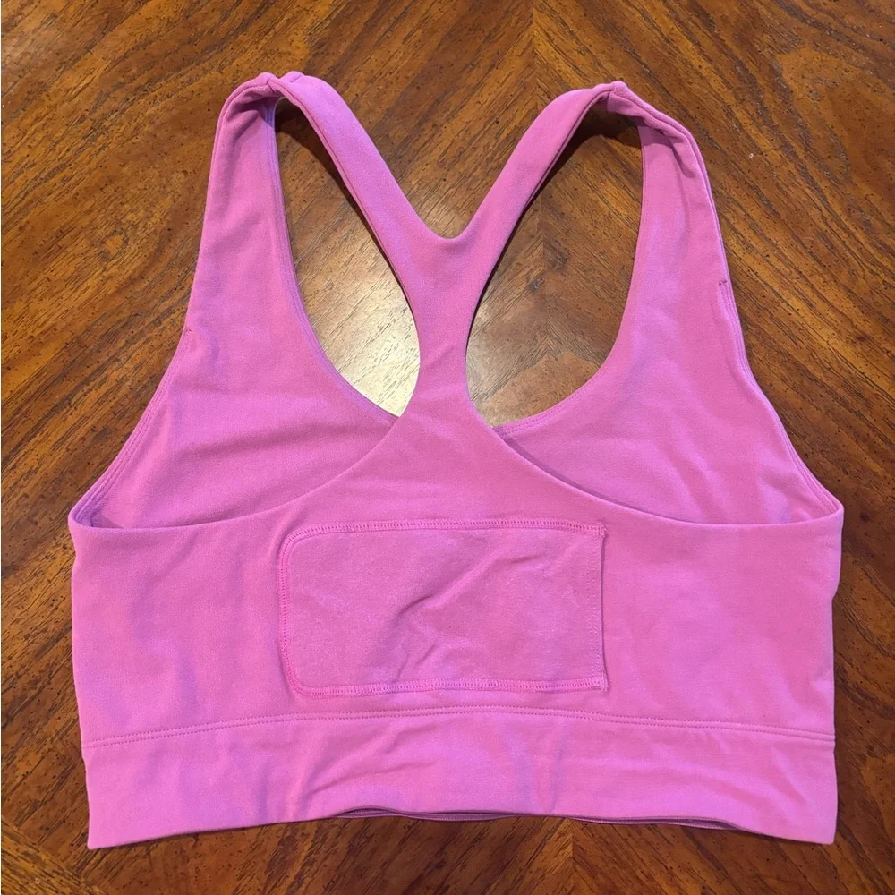 Women's Pink Sports Bra - Picture 6 of 7